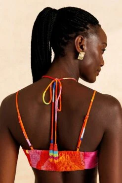 Farm Rio Red Ombre Chita Top -Farm Rio Shoop 309186 03