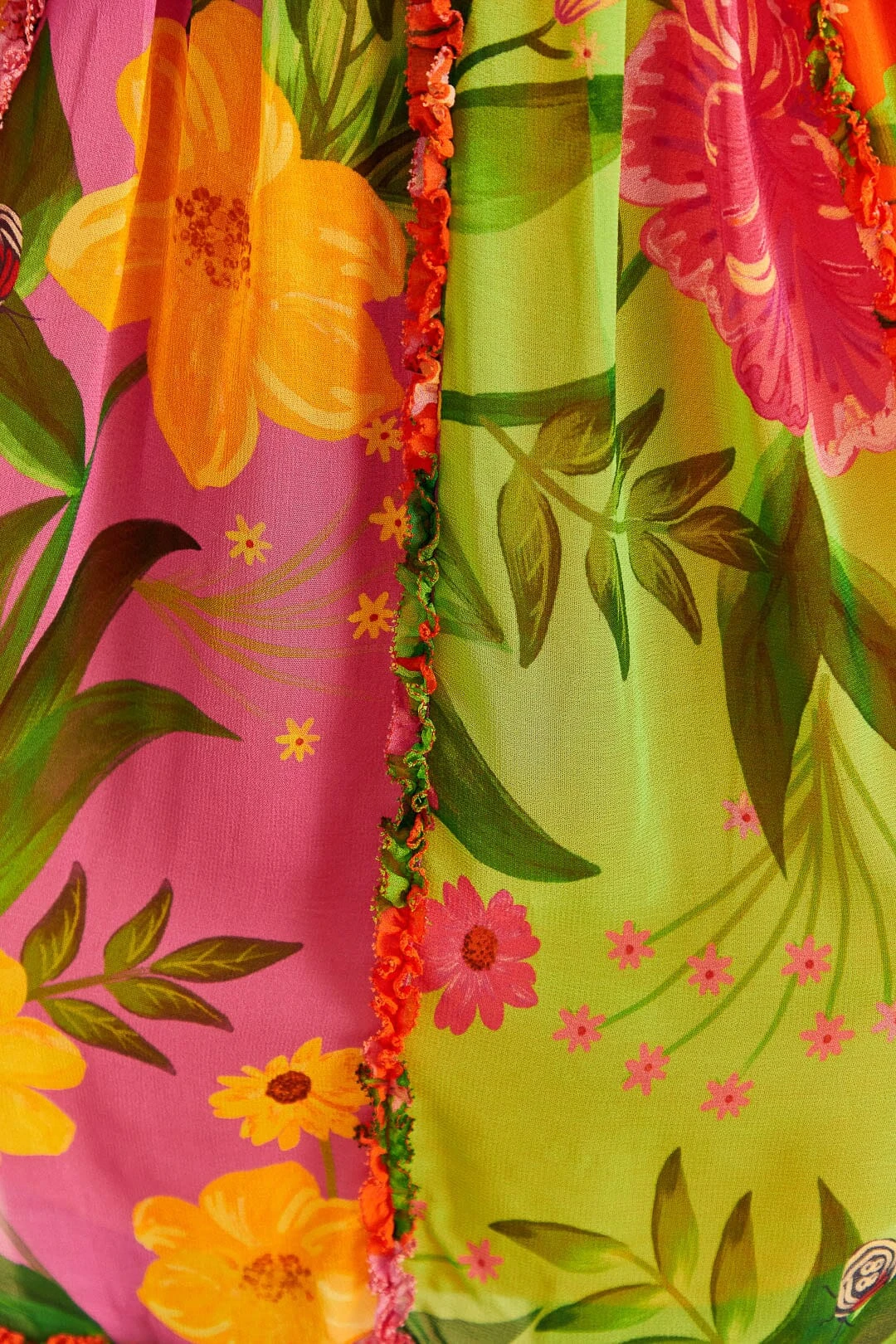 Farm Rio Mixed Romantic Garden Mini Dress 5 Farm Rio Mixed Romantic Garden Mini Dress - Image 5