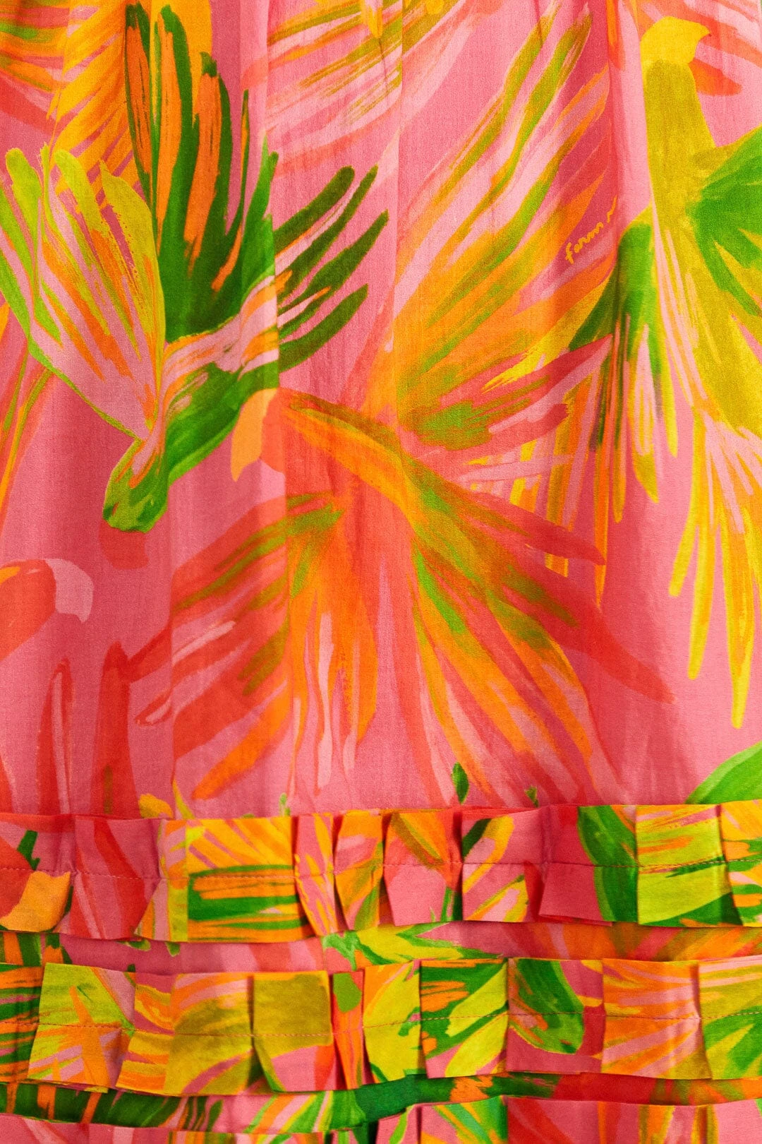 Farm Rio Mixed Painted Birds Mini Dress 5 Farm Rio Mixed Painted Birds Mini Dress - Image 5