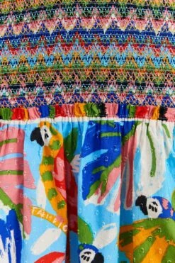 Farm Rio Colorful Forest V Neck Mini Dress -Farm Rio Shoop 309198 05