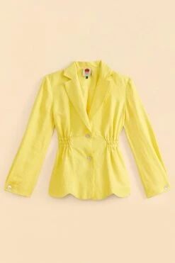 Farm Rio Bright Yellow Blazer -Farm Rio Shoop 309211 06