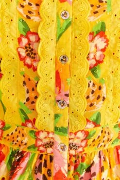 Farm Rio Yellow Fruits Paradise Blouse -Farm Rio Shoop 309219 05