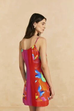 Farm Rio Mixed Ombre Chita Scarf Lenzing™ Ecovero™ Viscose Mini Dress -Farm Rio Shoop 309265 04