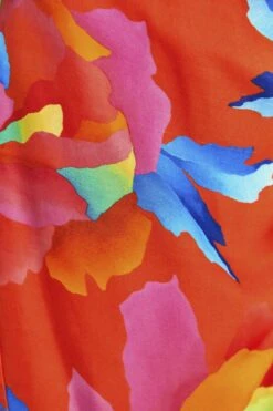 Farm Rio Mixed Ombre Chita Scarf Lenzing™ Ecovero™ Viscose Mini Dress -Farm Rio Shoop 309265 05