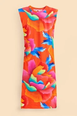 Farm Rio Red Ombre Chita T-Shirt Dress -Farm Rio Shoop 309290 06