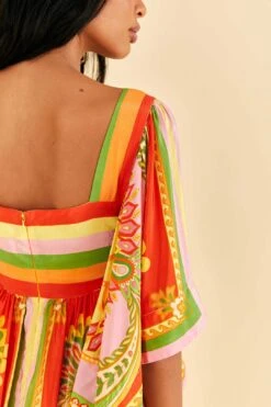 Farm Rio Beach Toucans Scarf Midi Dress 10 Farm Rio Beach Toucans Scarf Midi Dress -Farm Rio Shoop 309297 05