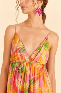 Farm Rio Mixed Painted Birds Maxi Dress -Farm Rio Shoop 309301 03