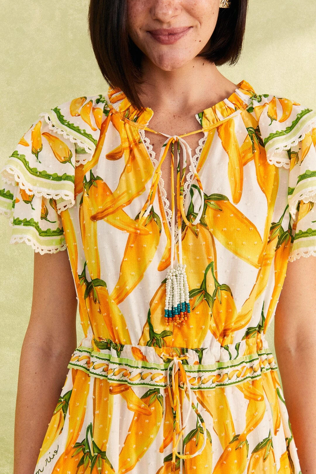 Farm Rio Off-White Peppers Maxi Dress 3 Farm Rio Off-White Peppers Maxi Dress - Image 3