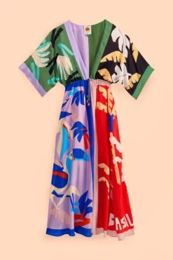Farm Rio Brasil Bahia Scarves Midi Dress 11 Farm Rio Brasil Bahia Scarves Midi Dress -Farm Rio Shoop 309309 06