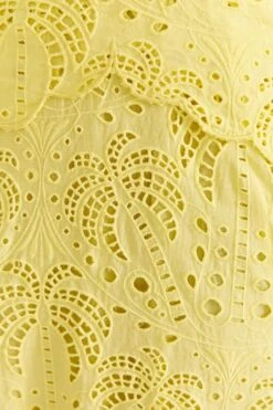 Farm Rio Light Yellow Richelieu Midi Dress 10 Farm Rio Light Yellow Richelieu Midi Dress -Farm Rio Shoop 309337 05