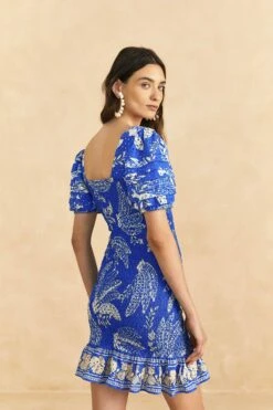 Farm Rio Blue Lace Banana Mini Dress -Farm Rio Shoop 309344 04