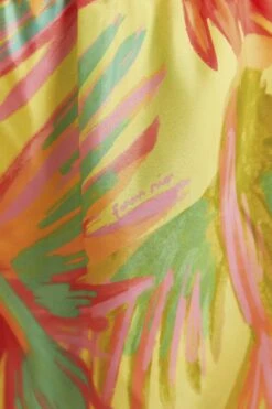 Farm Rio Lime Painted Birds Shorts -Farm Rio Shoop 309369 04