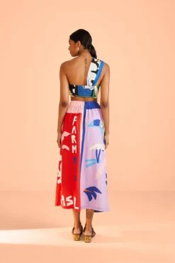 Farm Rio Brasil Bahia Scarves Midi Skirt 7 Farm Rio Brasil Bahia Scarves Midi Skirt -Farm Rio Shoop 309391 04