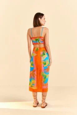 Farm Rio Painted Birds Scarf Top 8 Farm Rio Painted Birds Scarf Top -Farm Rio Shoop 309406 04