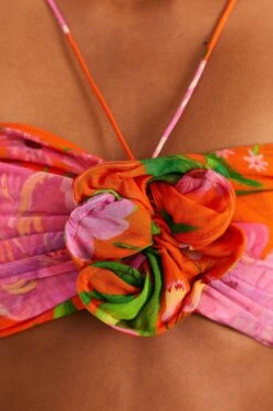 Farm Rio Orange Romantic Garden Crop Top 8 Farm Rio Orange Romantic Garden Crop Top -Farm Rio Shoop 309410 04