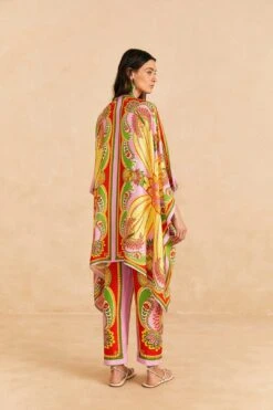 Farm Rio Beach Toucans Scarf Lenzing™ Ecovero™ Viscose Kimono -Farm Rio Shoop 309436 04