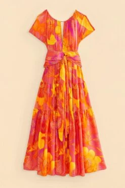 Farm Rio Summer Garden Ombre Lenzing™ Ecovero™ Viscose Maxi Dress 11 Farm Rio Summer Garden Ombre Lenzing™ Ecovero™ Viscose Maxi Dress -Farm Rio Shoop 309451 06