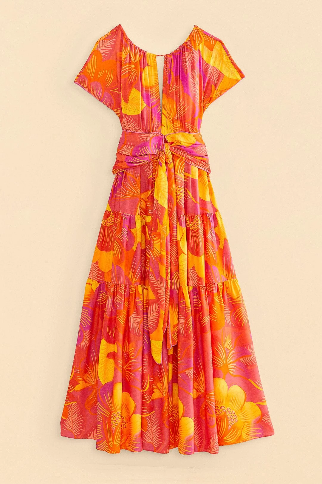 Farm Rio Summer Garden Ombre Lenzing™ Ecovero™ Viscose Maxi Dress 6 Farm Rio Summer Garden Ombre Lenzing™ Ecovero™ Viscose Maxi Dress - Image 6
