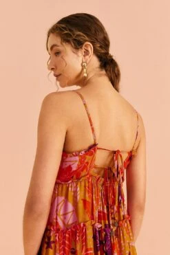 Farm Rio Beige Jungle Panther Lenzing™ Ecovero™ Viscose Maxi Dress 8 Farm Rio Beige Jungle Panther Lenzing™ Ecovero™ Viscose Maxi Dress -Farm Rio Shoop 309482 03