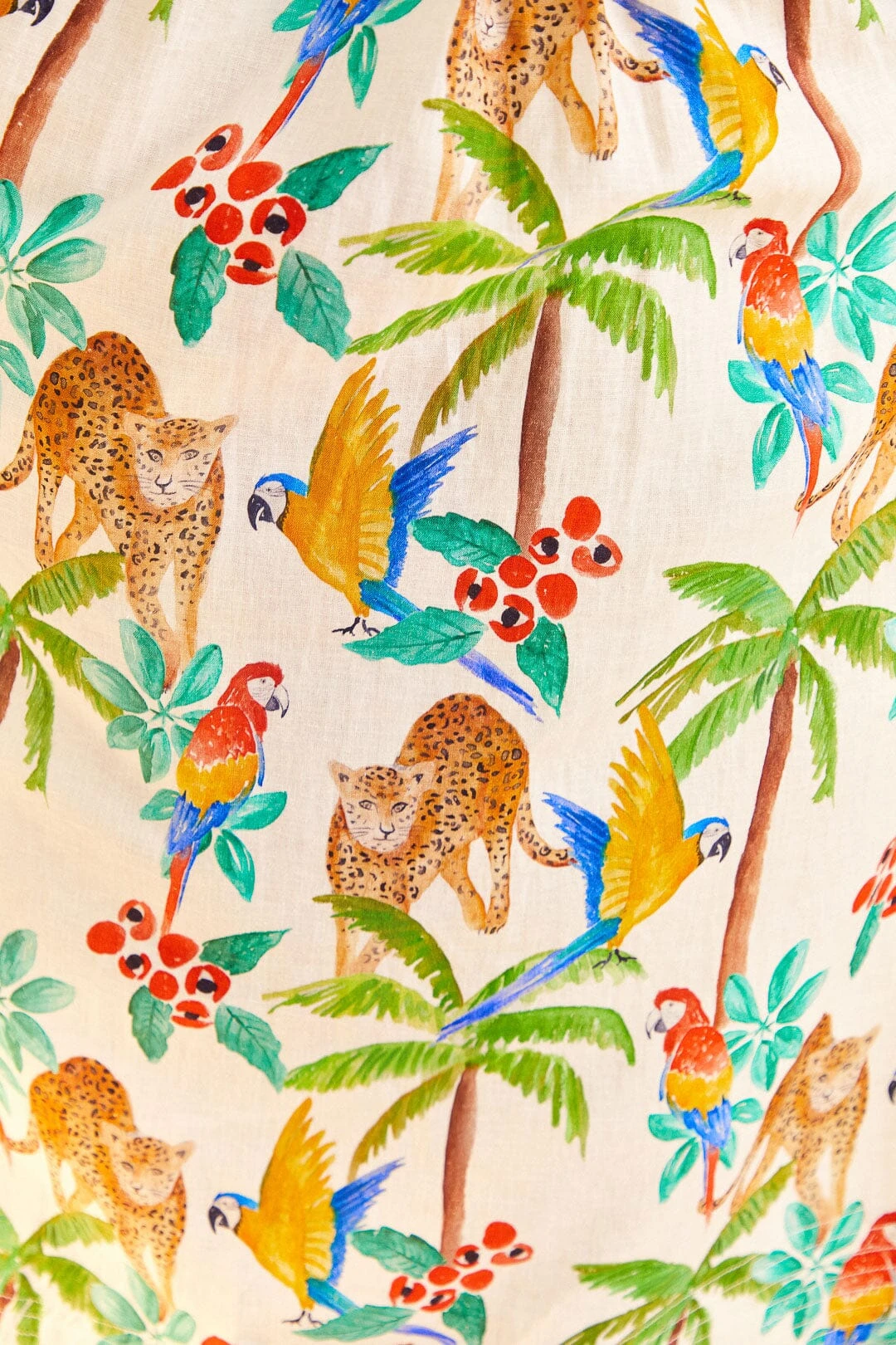 Farm Rio Tropical Paradise One Shoulder Midi Dress 5 Farm Rio Tropical Paradise One Shoulder Midi Dress - Image 5