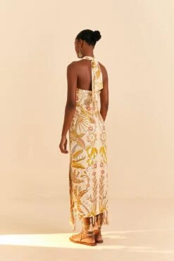 Farm Rio Sand Jungle Chic Midi Dress -Farm Rio Shoop 309501 03
