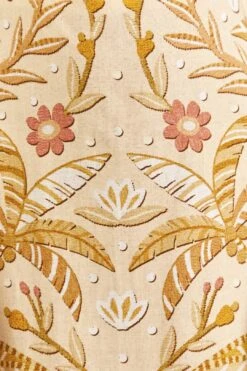 Farm Rio Sand Jungle Chic Midi Dress -Farm Rio Shoop 309501 04