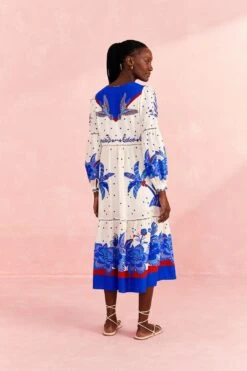 Farm Rio Off-White Jungle Chic Midi Dress 9 Farm Rio Off-White Jungle Chic Midi Dress -Farm Rio Shoop 309509 04