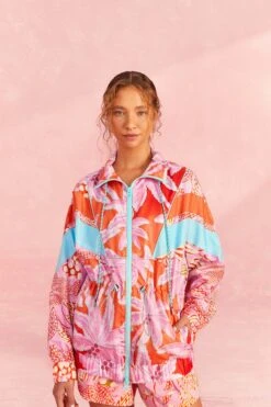 Farm Rio Coconut Tree Windbreaker