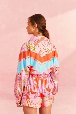 Farm Rio Coconut Tree Windbreaker -Farm Rio Shoop 309514 04