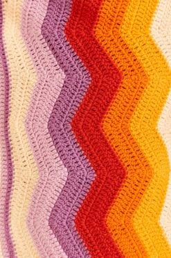 Farm Rio Multi Stripes Crochet Wrap Mini Skirt -Farm Rio Shoop 309552 04