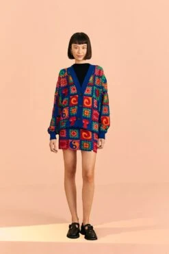 Farm Rio Crochet Icons Sweater Skirt 8 Farm Rio Crochet Icons Sweater Skirt -Farm Rio Shoop 309564 02