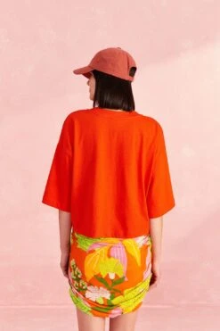 Farm Rio Red Brasil Organic Cotton T-Shirt -Farm Rio Shoop 309570 03