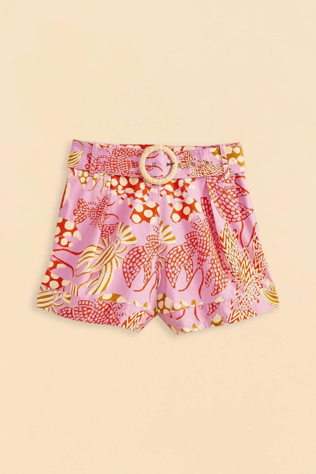Farm Rio Pink Mixed Lobsters Shorts 6 Farm Rio Pink Mixed Lobsters Shorts - Image 6