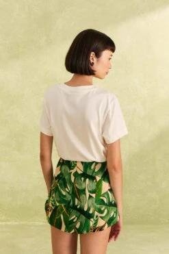 Farm Rio Tropical Leaves Shorts 9 Farm Rio Tropical Leaves Shorts -Farm Rio Shoop 310644 04