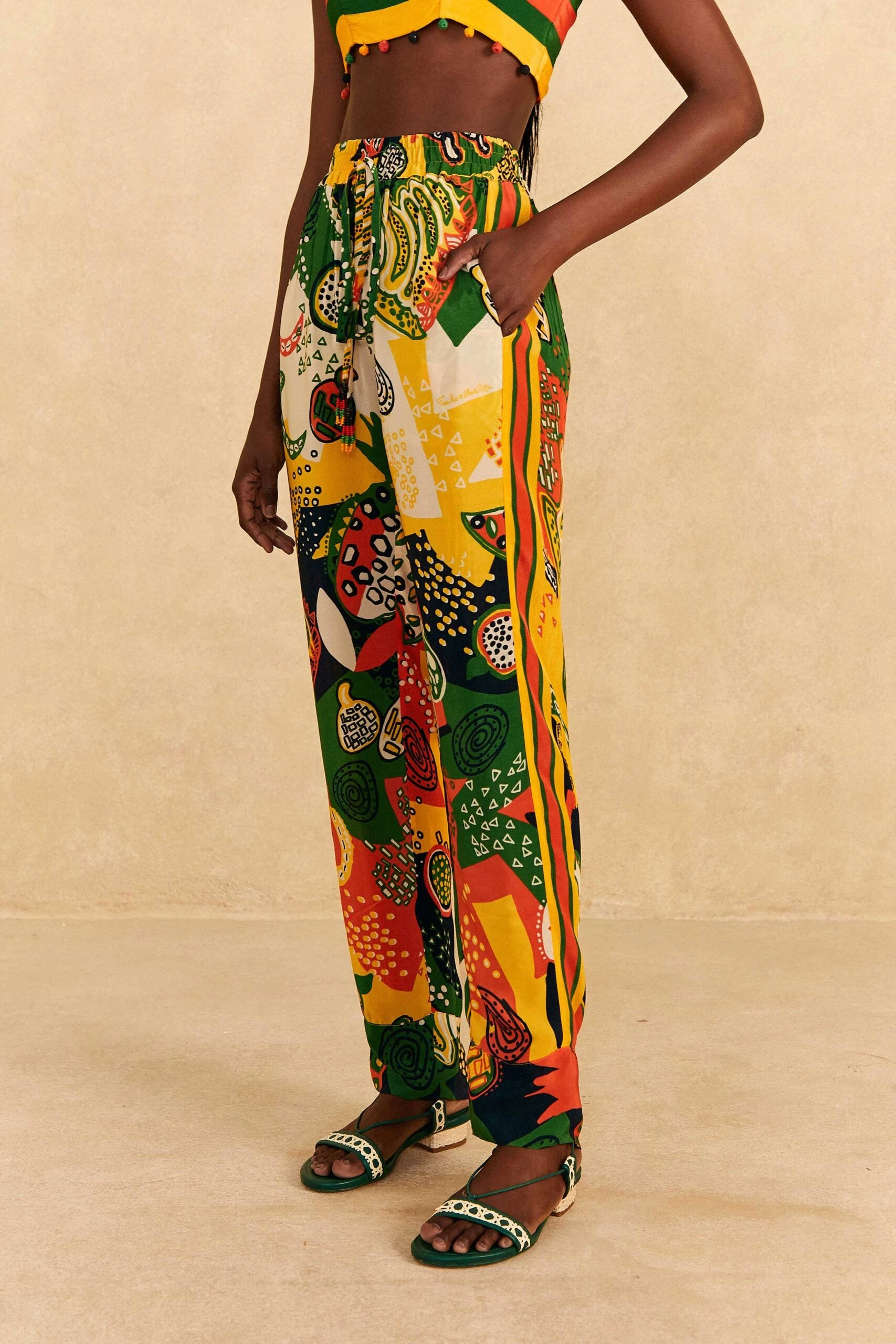 Farm Rio Tropittalist Multicolor Pants 2 Farm Rio Tropittalist Multicolor Pants - Image 2