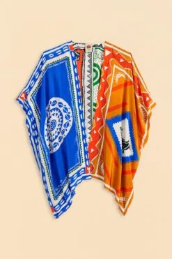 Farm Rio Off-White Pitta Colors Kimono -Farm Rio Shoop 310669 06