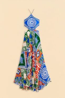 Farm Rio Off-White Pitta Colors Maxi Dress 11 Farm Rio Off-White Pitta Colors Maxi Dress -Farm Rio Shoop 310672 06