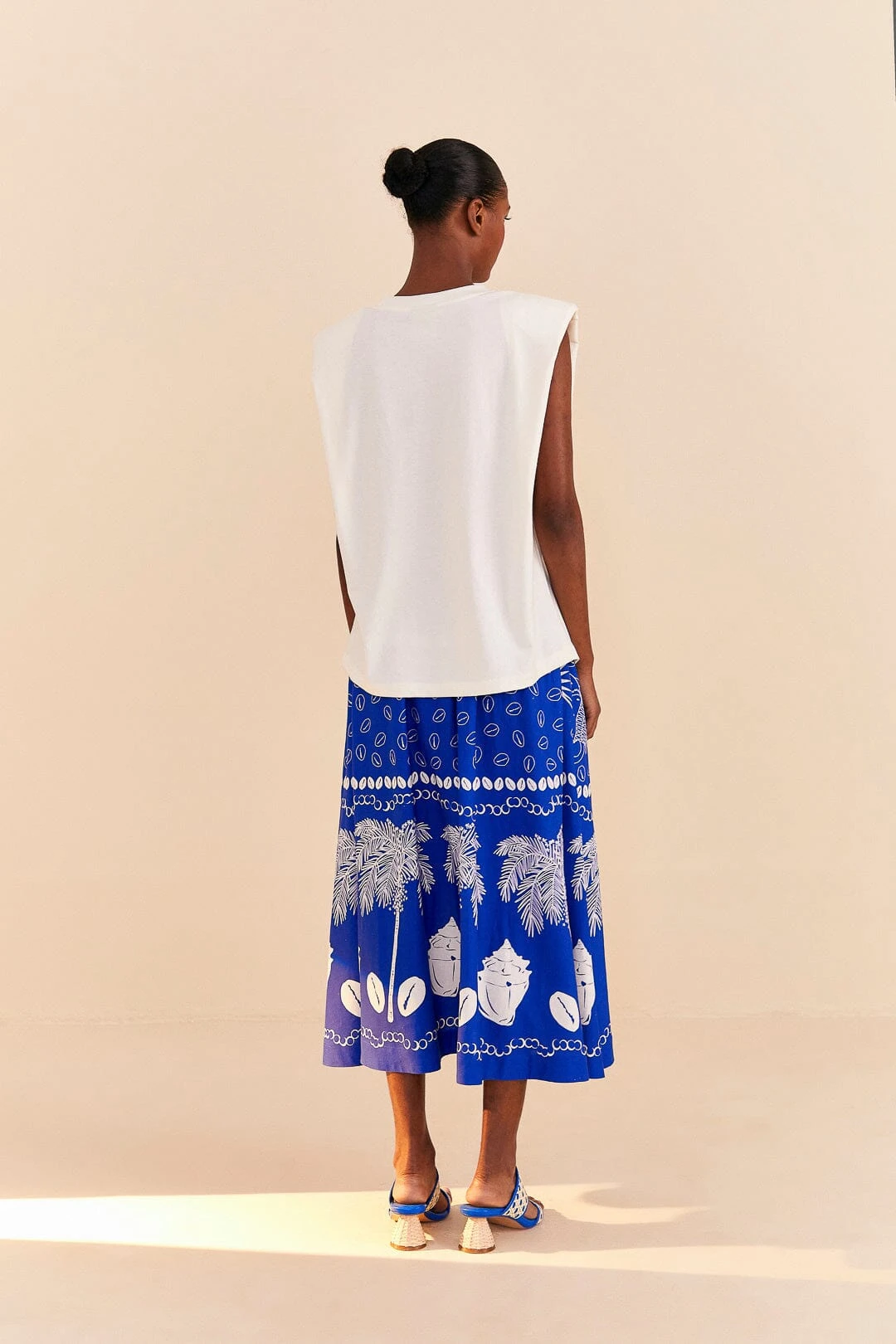 Farm Rio Festa Do Mar Organic Cotton T-Shirt 4 Farm Rio Festa Do Mar Organic Cotton T-Shirt - Image 4