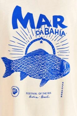 Farm Rio White Mar Da Bahia Organic Cotton T-shirt -Farm Rio Shoop 310696 05