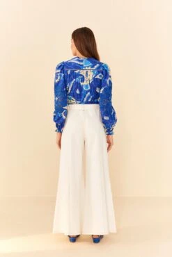 Farm Rio Off White Twill Pants 7 Farm Rio Off White Twill Pants -Farm Rio Shoop 311317 03