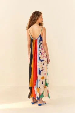 Farm Rio Super Fun Daisy Maxi Dress -Farm Rio Shoop 311363 04