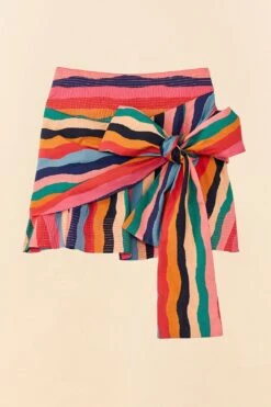 Farm Rio Super Fun Stripes Organic Cotton Mini Skirt 11 Farm Rio Super Fun Stripes Organic Cotton Mini Skirt -Farm Rio Shoop 311364 06