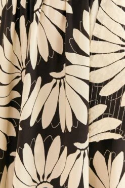 Farm Rio Black Copacabana Bow Midi Skirt -Farm Rio Shoop 311375 06