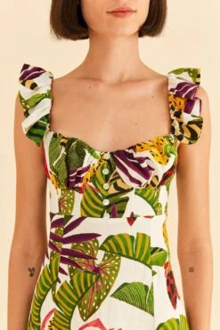 Farm Rio Striped Forest Mini Dress -Farm Rio Shoop 311388 04