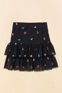 Farm Rio Zodiac Cross Stitch Mini Skirt -Farm Rio Shoop 311416 06 1