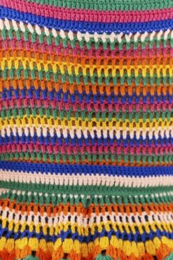 Farm Rio Multi Stitches Crochet Blouse 8 Farm Rio Multi Stitches Crochet Blouse -Farm Rio Shoop 311559 04