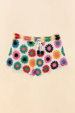 Farm Rio Multi Circles Crochet Shorts -Farm Rio Shoop 311562 06