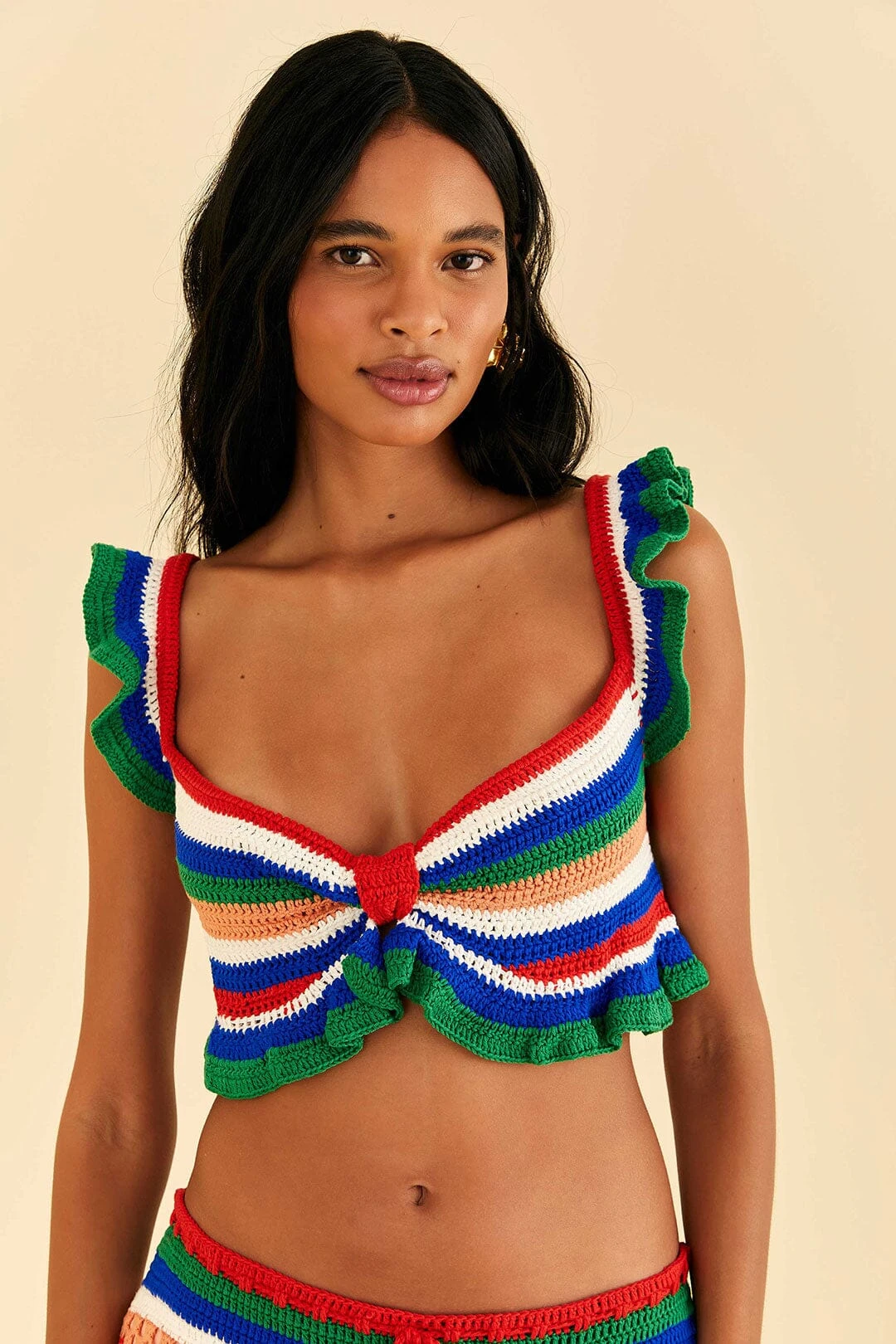 Farm Rio Pitta Crochet Top 1 Farm Rio Pitta Crochet Top