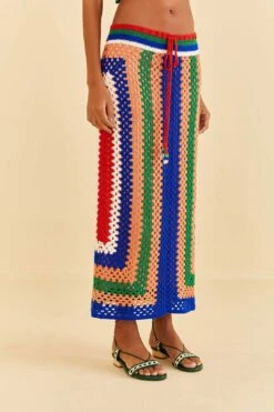 Farm Rio Pitta Crochet Skirt -Farm Rio Shoop 311945 03