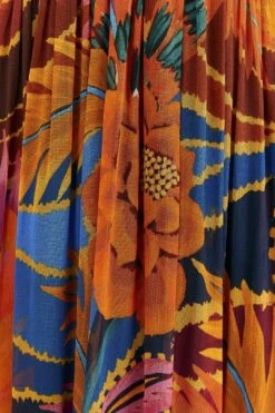 Farm Rio Vintage Wave Long Sleeve Maxi Dress -Farm Rio Shoop 312218 07